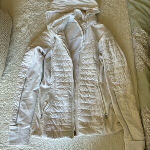 Lululemon Athletica White Puffer Jacket